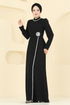 Evening Dress 8116ABK1075-MS Black - Thumbnail