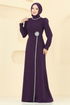 فستان سهرة أرجواني 8116ABK1075-MS - Thumbnail