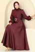 Evening Dress ASM2753-MS Burgundy - Thumbnail