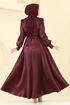 Evening Dress ASM2753-MS Burgundy - Thumbnail