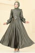 Evening Dress ASM2753-MS Khaki - Thumbnail