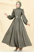 Evening Dress ASM2753-MS Khaki - Thumbnail