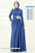 Evening Dress ASM2810-MS Indigo - Thumbnail