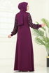 Evening Dress ASM2811-MS Damson - Thumbnail