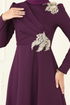 Evening Dress ASM2812-MS Damson - Thumbnail