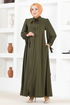 Ferace Dress ASM2662 Khaki - Thumbnail