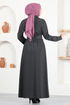 Ferace Dress MSL1601 Anthracite - Thumbnail