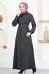 Ferace Dress MSL1601 Anthracite - Thumbnail