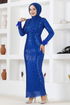 Flake Sequin Evening dress END5544 Saks - Thumbnail