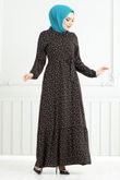 MRV Z.N.N. - Fleur À Motifs Robe Numéro de pièce 4069ZNNN894-M Noir