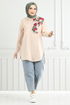 Flower Printed Tunic 405EVO1065-M Vision - Thumbnail