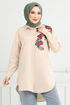 Flower Printed Tunic 405EVO1065-M Vision - Thumbnail