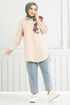 Flower Printed Tunic 405EVO1065-M Vision - Thumbnail
