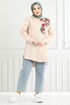 Flower Printed Tunic 405EVO1065-M Vision - Thumbnail