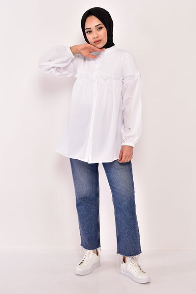 NFC - Frilly Tunic White NFC5124