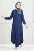 From The Front Buttoned Up Hijab Team 5676END900-M Laci - Thumbnail