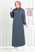 From The Front Zippered Sport Dress 13366ETT902-M Laci - Thumbnail