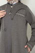 From The Front Zippered Topcoat Ferace 0003HMY948-M Vision - Thumbnail