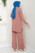 From The Side Lacquered Knitwear Team 5052KLN1035-M Rose Kurusu - Thumbnail