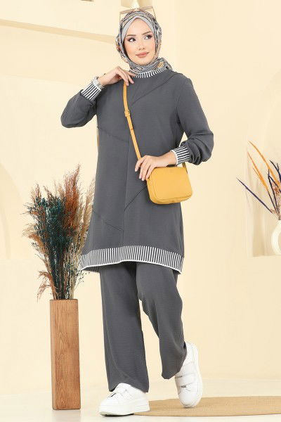 S.L. - Garni Detay Aerobin Takım 2635SL432-MS Antrasit