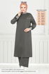 Garni Detay İkili Takım 9148PL940-M Antrasit - Thumbnail