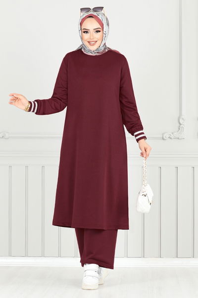 MRV P.L. - Garni Detay İkili Takım 9148PL940-M Bordo