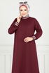 Garni Detay İkili Takım 9148PL940-M Bordo - Thumbnail