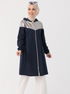 Garnili Tunic Navy blue TFS3555 - Thumbnail