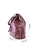 Geraffte Tasche Bordeaux TN3851 - Thumbnail