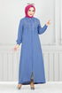 Gerippe Details Stein Ferace 355DVL897-M Indigo - Thumbnail