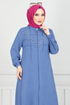 Gerippe Details Stein Ferace 355DVL897-M Indigo - Thumbnail