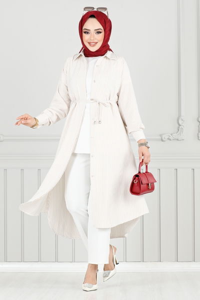 MRV H.B.S. - Gizli Düğmeli Tunik 3106HBS932-M Vizyon