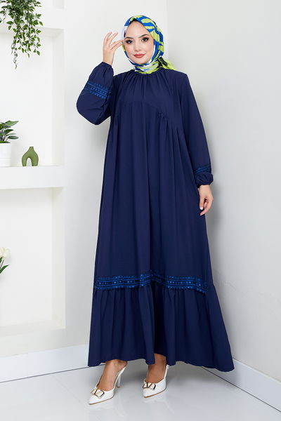 MRV H.B.S. - Guipur Detailed Dress 2458HBS932-M Laci