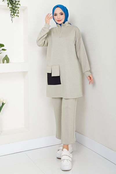 MRV L.N.A. - Half Zippered Oyso Team 1732LNA1042-M Beige - 347940