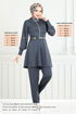 Half Zippered Team 5705ZNK903-M Anthracite - Thumbnail