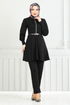Half Zippered Team 5705ZNK903-M Black - Thumbnail
