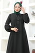 Halsketten Kleid ASM2676 Schwarz - Thumbnail