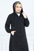 Hooded Aerobin Cap 362DVL897-M Black - Thumbnail