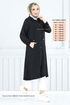 Hooded Aerobin Cap 362DVL897-M Black - Thumbnail