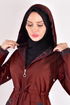 Hooded Cap Burgundy ASM2411 - Thumbnail