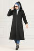 Hooded Cap MSV1265 Black - Thumbnail