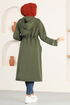 Hooded Cap MSV2624 Khaki - Thumbnail