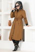 Hooded Coat EMO7010 Taba - Thumbnail