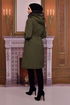 Hooded Coat Khaki MISS14807 - Thumbnail