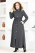 Hooded Coat MSL8057 Anthracite - Thumbnail