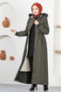 Hooded Coat MSS5075 Khaki - Thumbnail