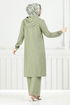 Hooded Linen Team 824OZR1047-M Unripe almond - Thumbnail