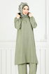 Hooded Linen Team 824OZR1047-M Unripe almond - Thumbnail