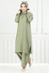 Hooded Linen Team 824OZR1047-M Unripe almond - Thumbnail
