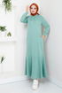 Hooded Sport Dress 6001ZNK903-M Mint - Thumbnail